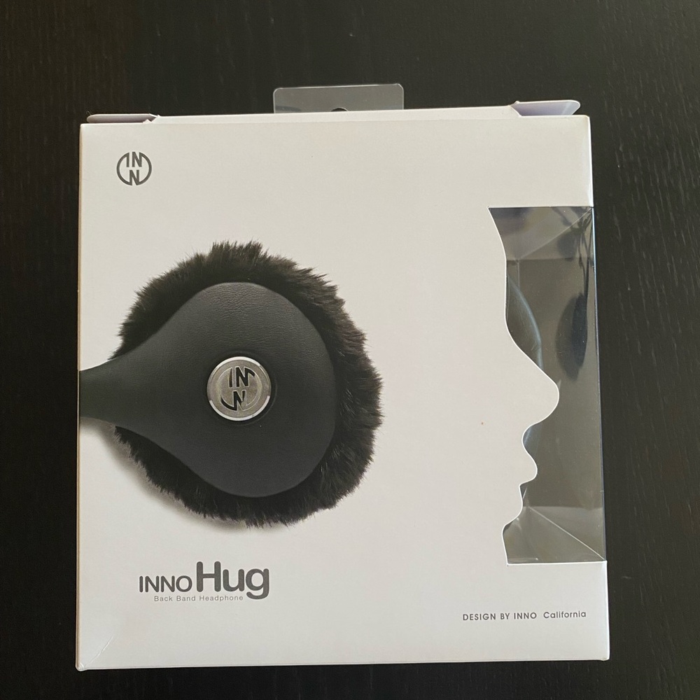 NEW Inno HUG Black Muff Headphones